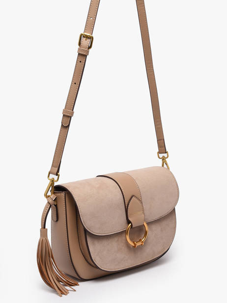 Cross Body Tas Camille Laurent david Beige ld bags 991 ander zicht 2